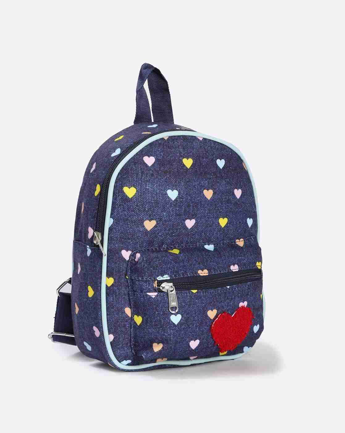 RIO GIRLS | Heart Print Backpack|2