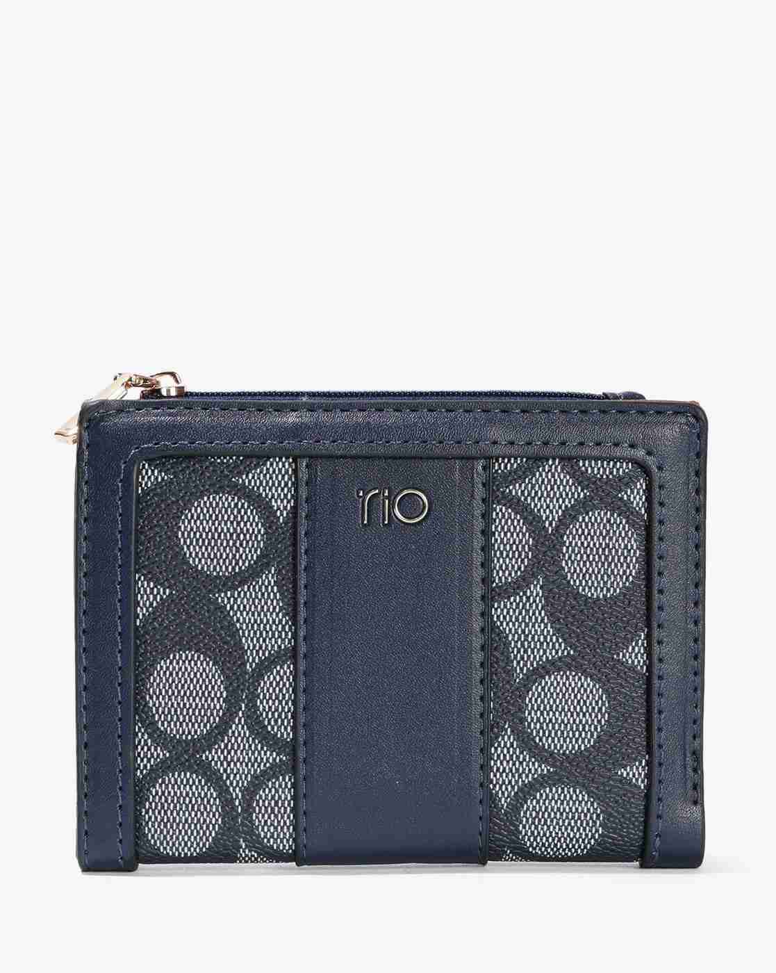 Women Geometric Print Bi-Fold Wallet