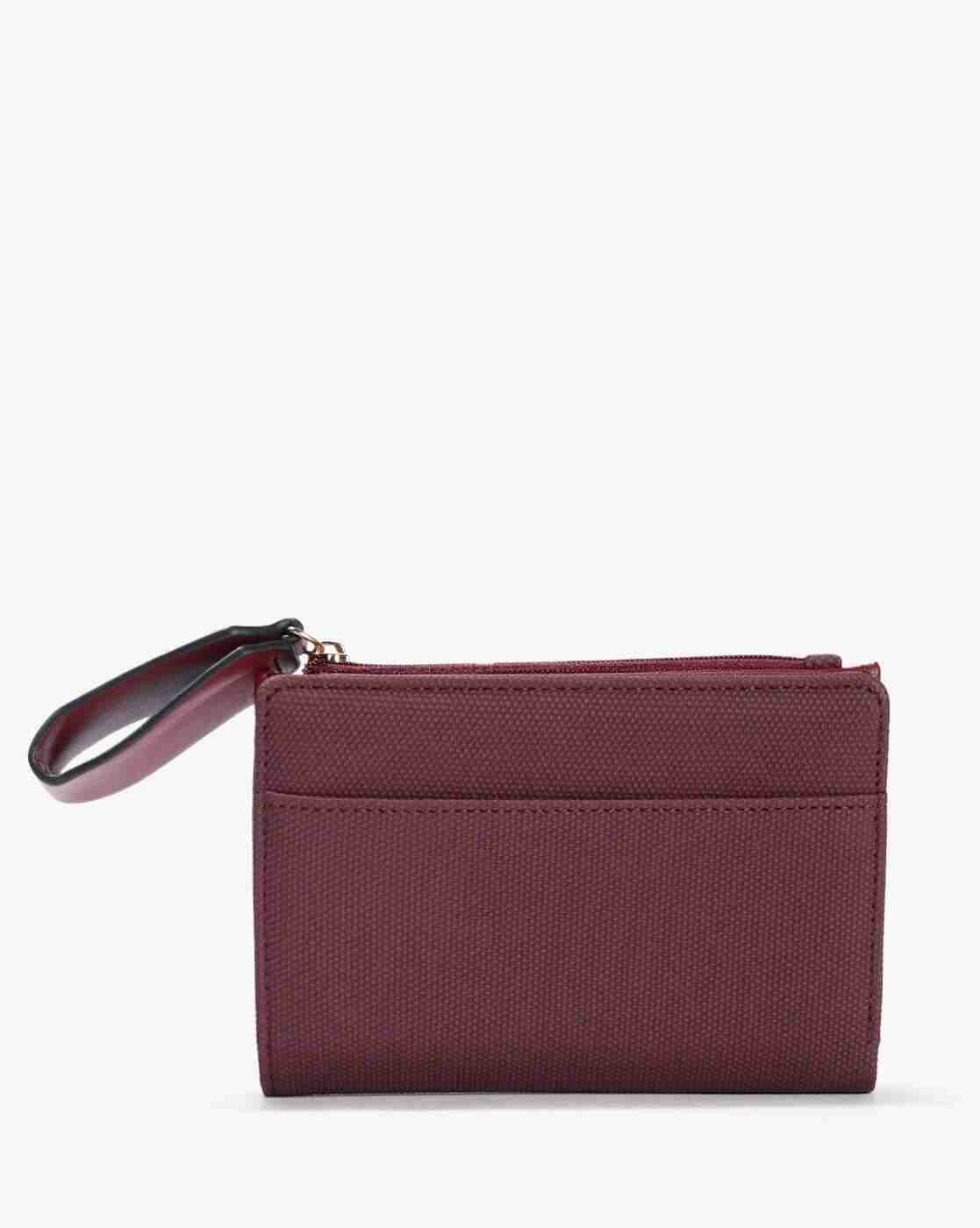 Women Bi-Fold Wallet with Snap-Button Closure