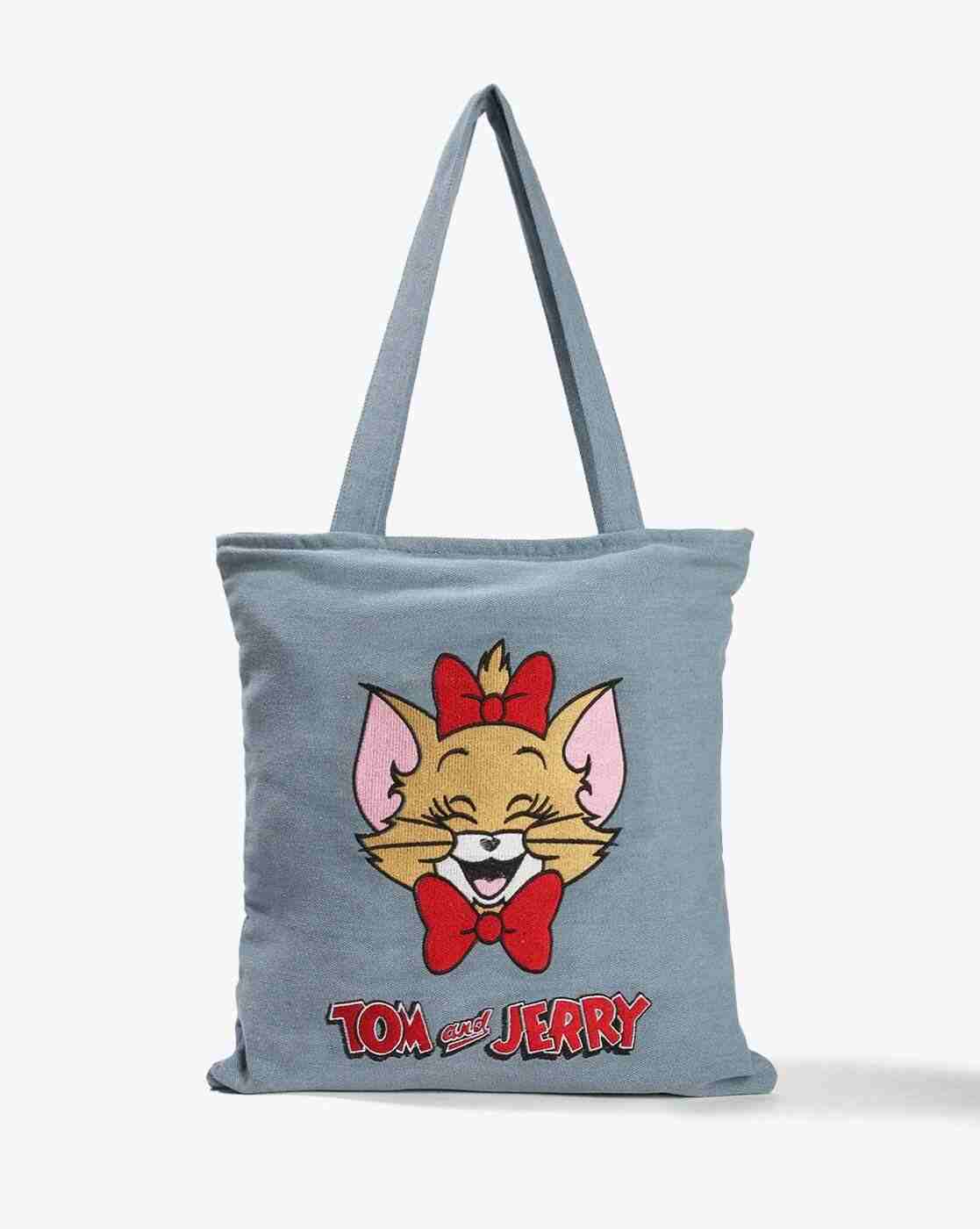 Women Tom & Jerry Print Tote Bag