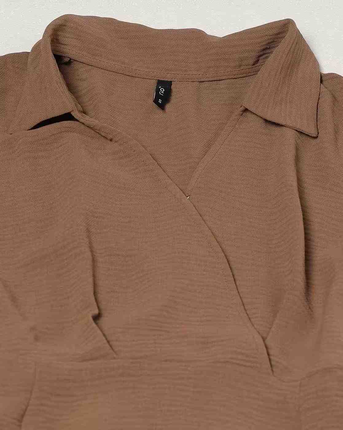 RIO | Women Textured Shirt Dress with Belt|5