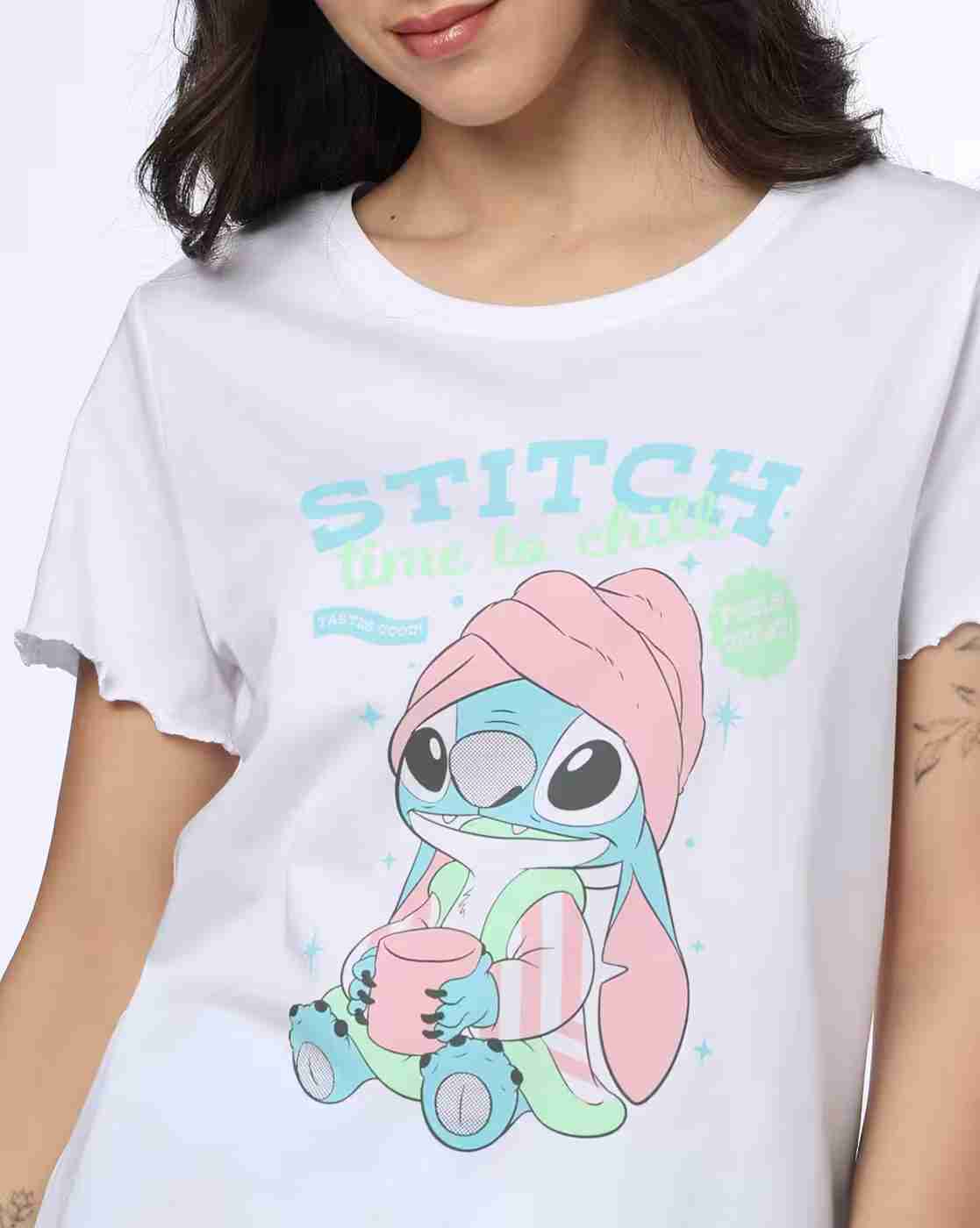 RIO | Women Graphic Print T-Shirt & Pyjamas Set|3