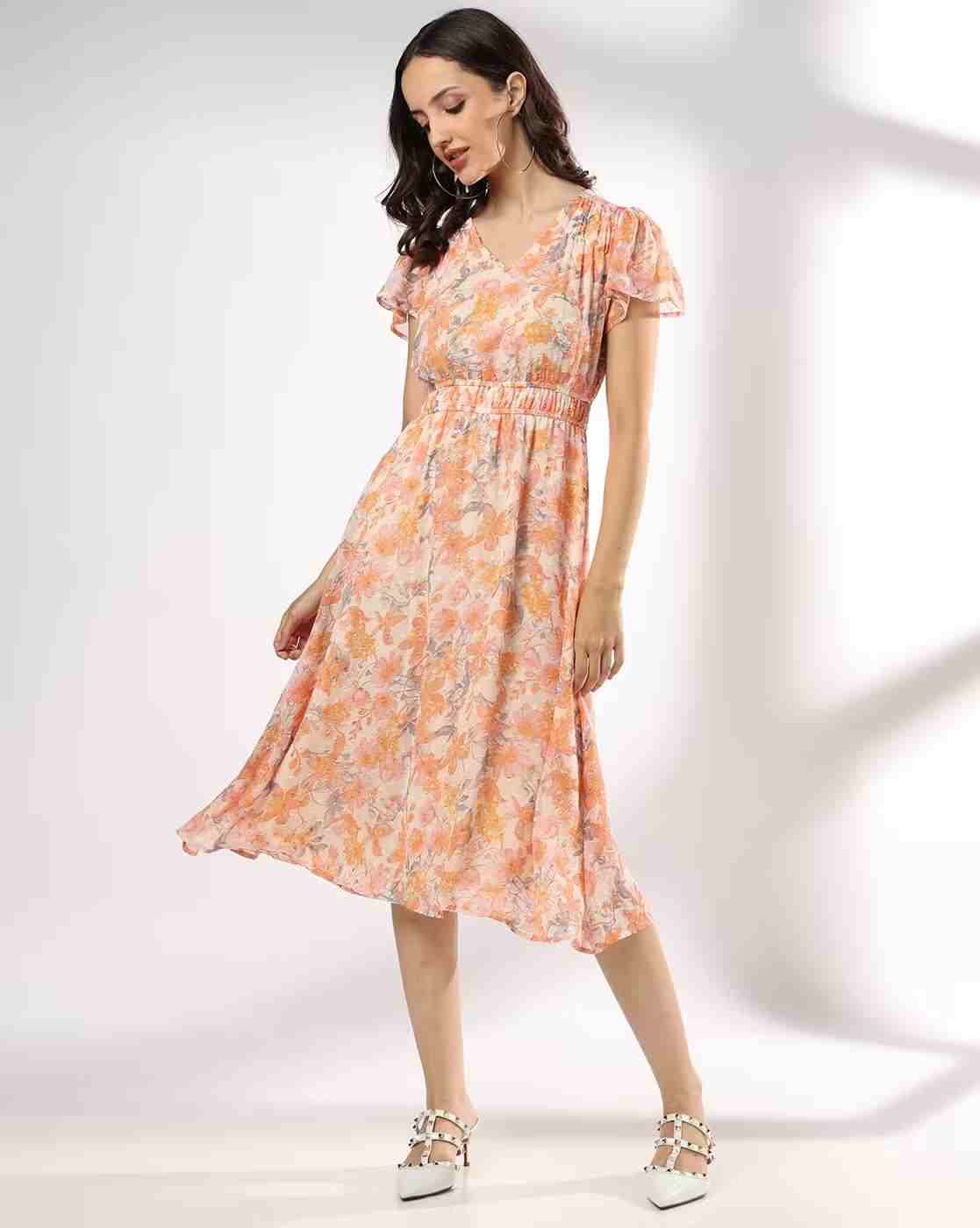 RIO | Women Floral Print Fit & Flare Dress|0