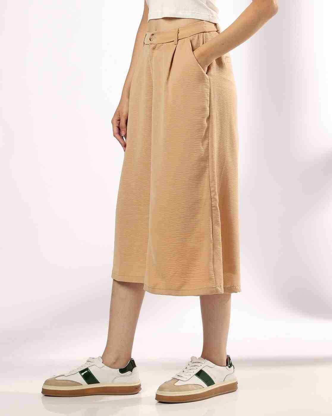 RIO | Women Flared Jorts with Insert Pockets|1