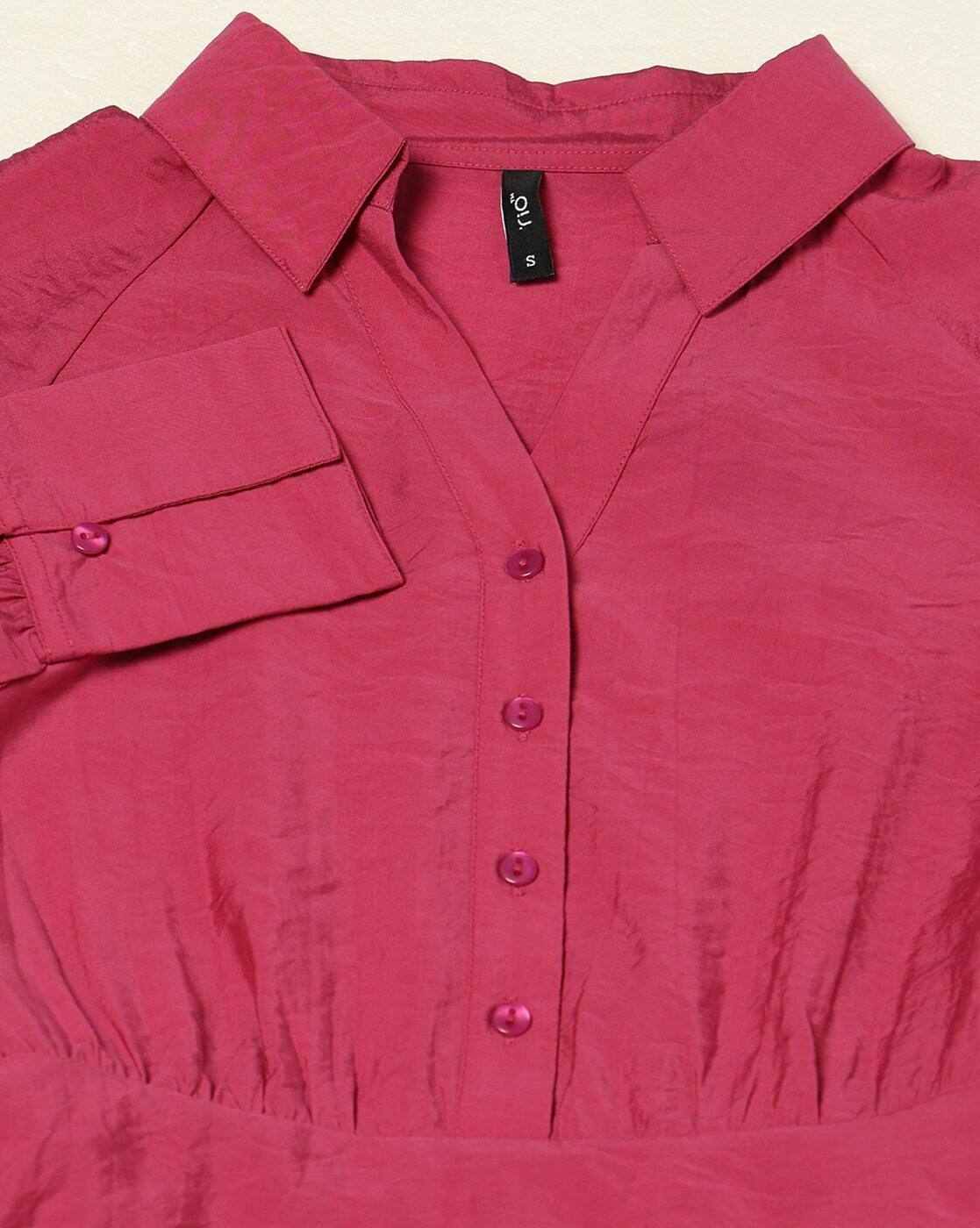 RIO | Women Shirt Dress with Tie-Up Belt|4