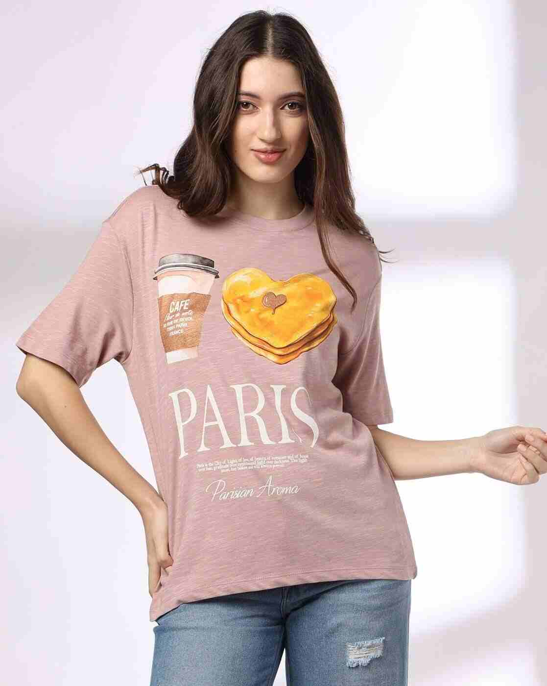 RIO | Women Graphic Print Regular Fit Round-Neck T-Shirt|0