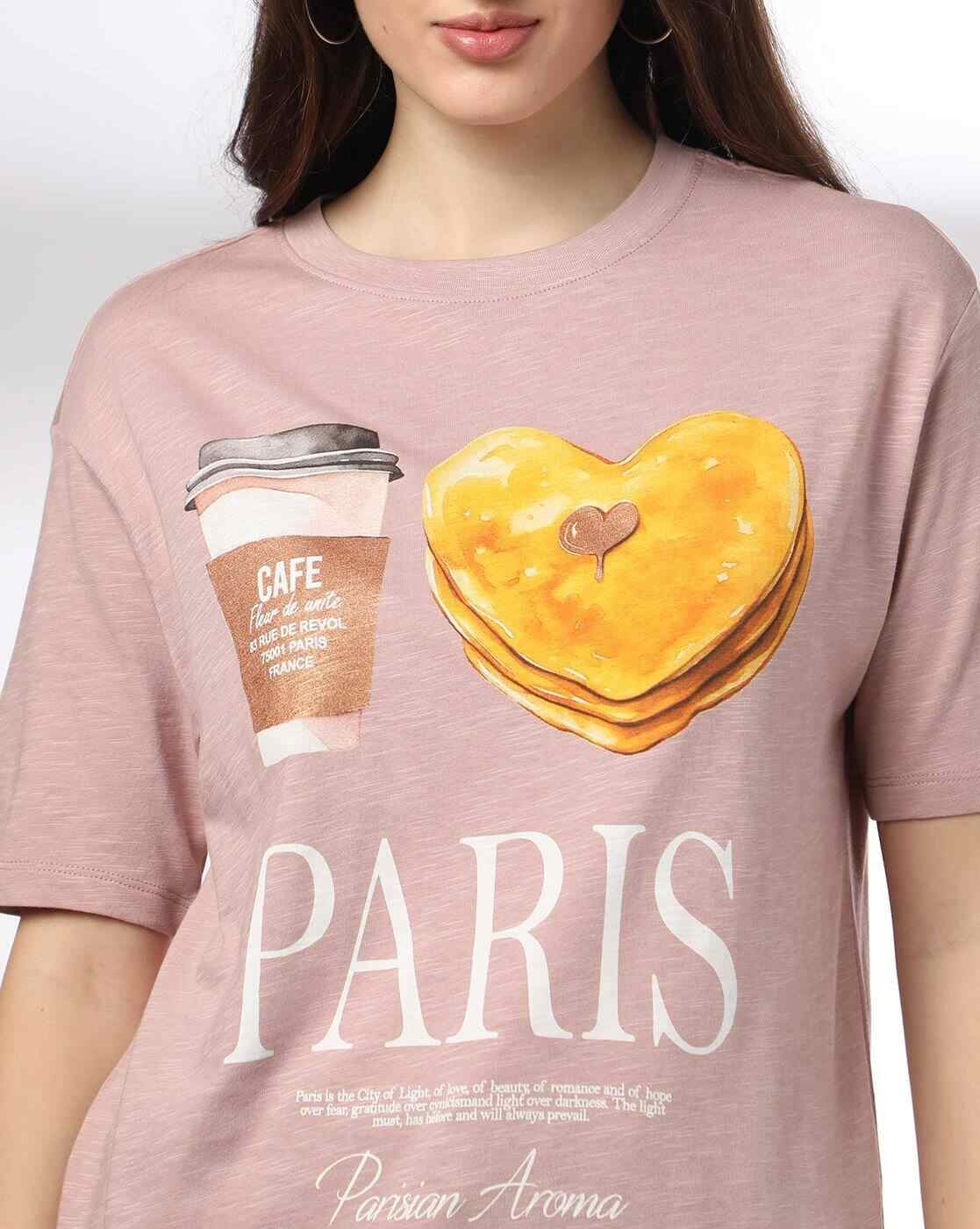 RIO | Women Graphic Print Regular Fit Round-Neck T-Shirt|3