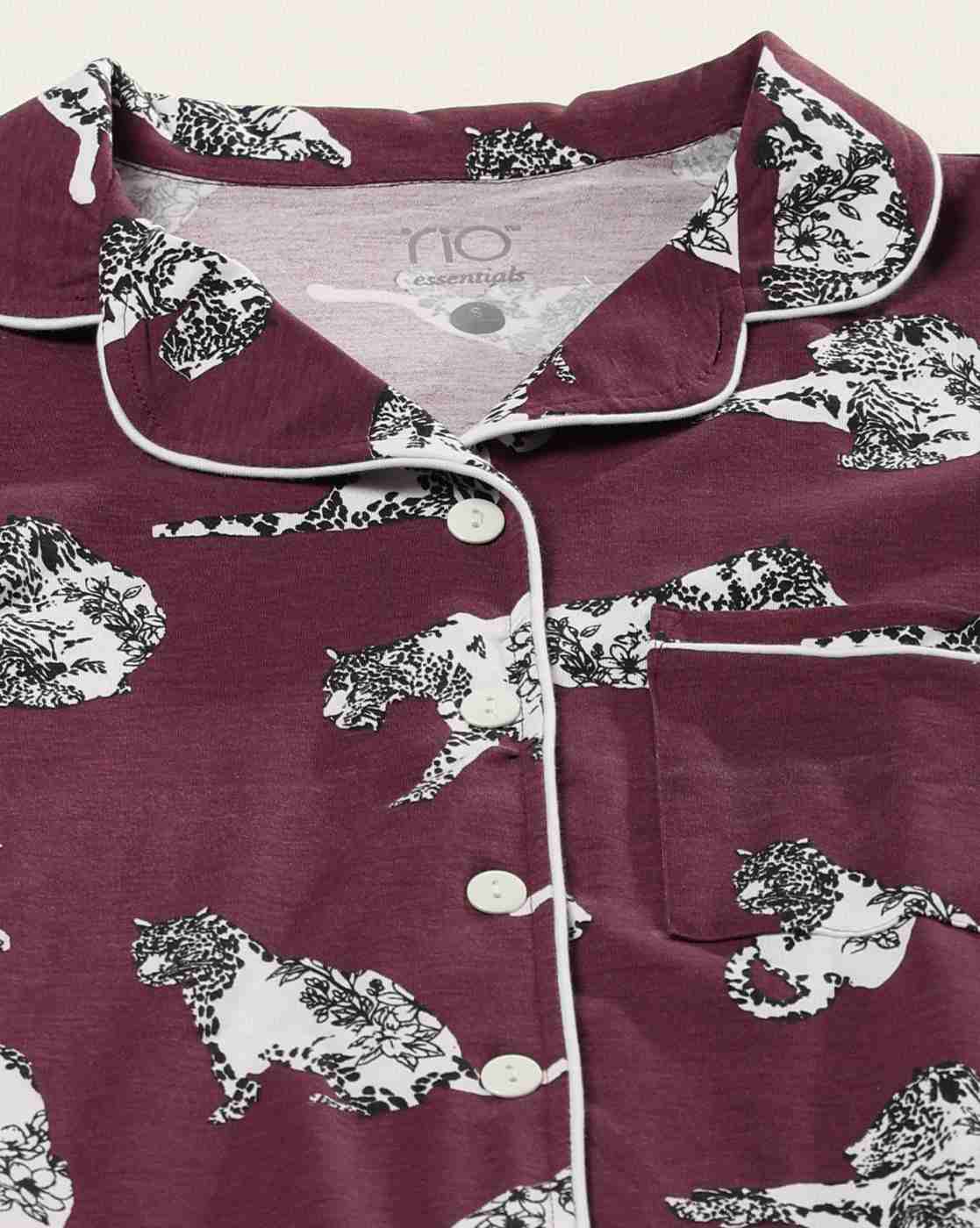 RIO | All-Over Print Shirt & Pyjamas Set|6