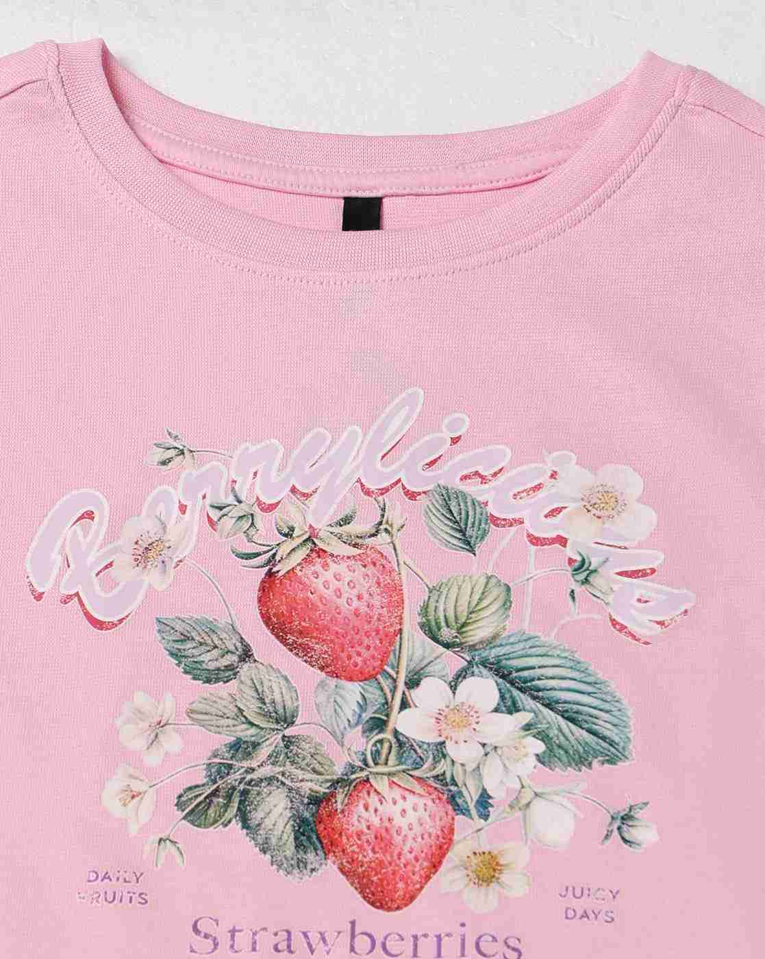 RIO | Women Graphic Print Regular Fit Round-Neck T-Shirt|4