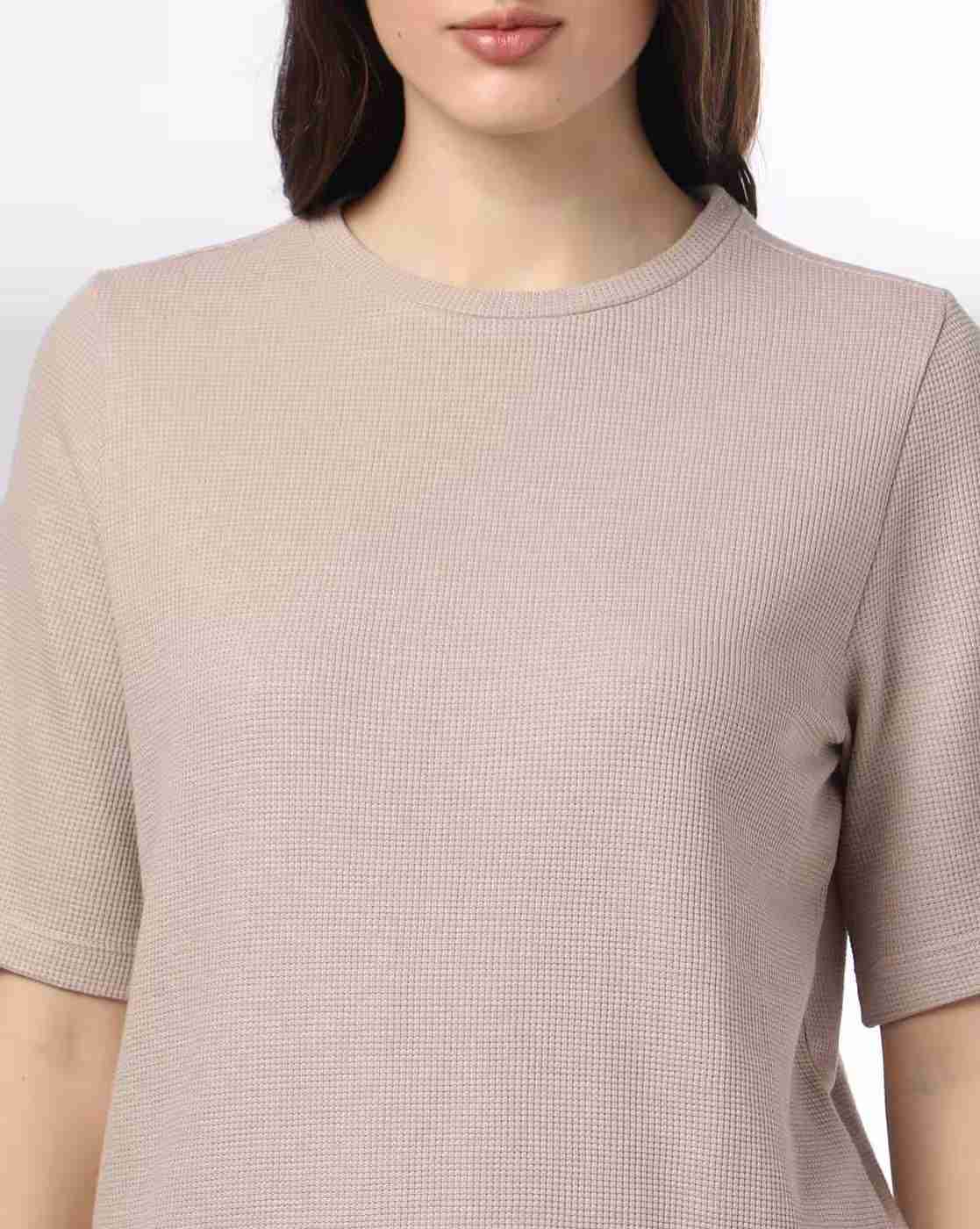 RIO | Women Waffle-Knit T-Shirt & Pyjamas Set|3