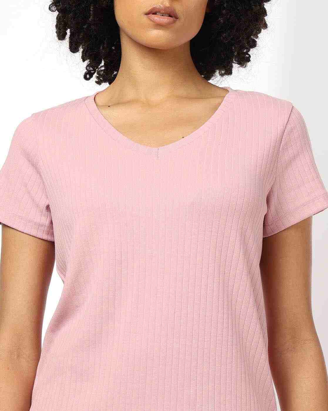 RIO | Women Patterned Regular Fit V-Neck T-Shirt & Pyjamas Set|3