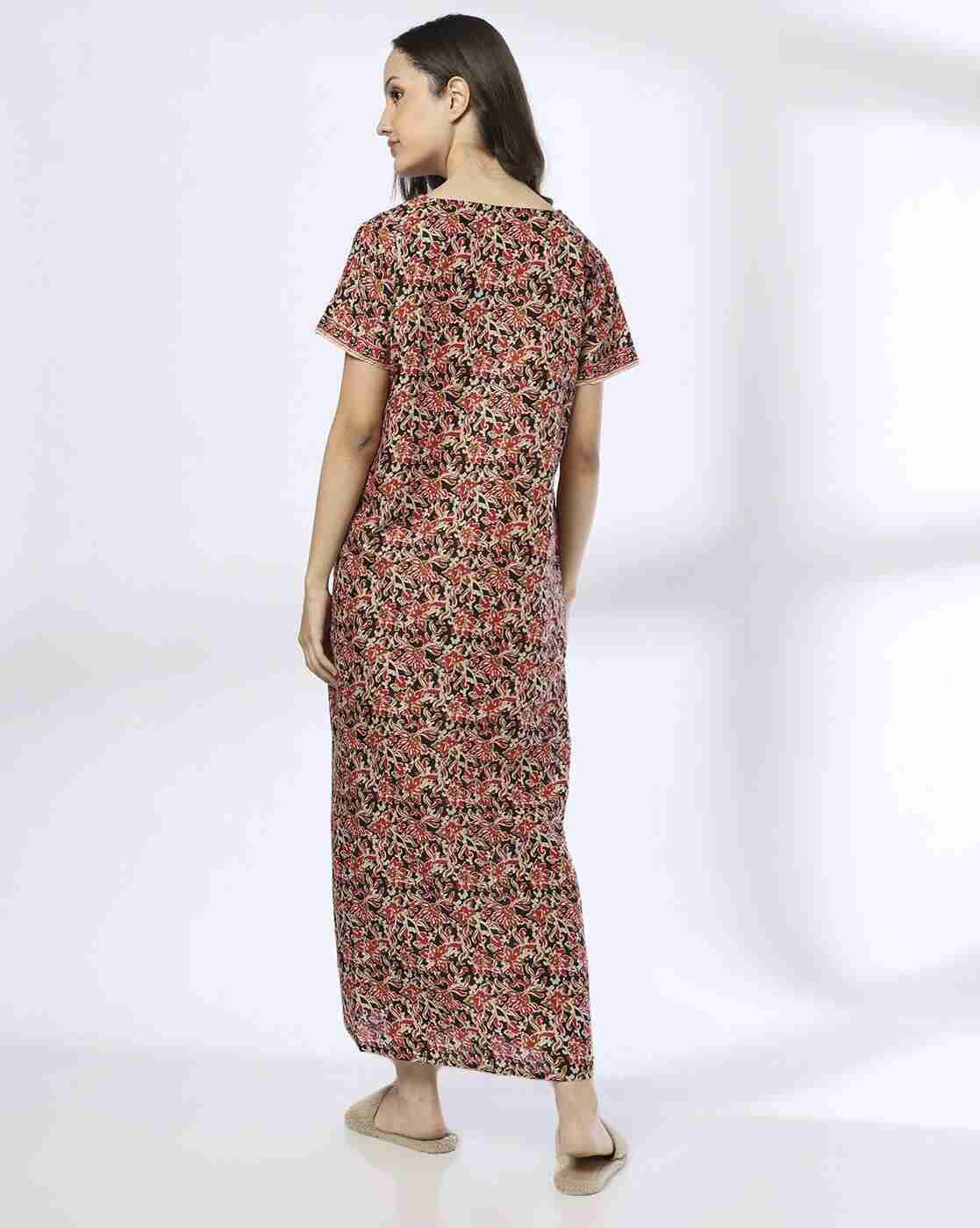 RIO | Women Printed Nightie|2