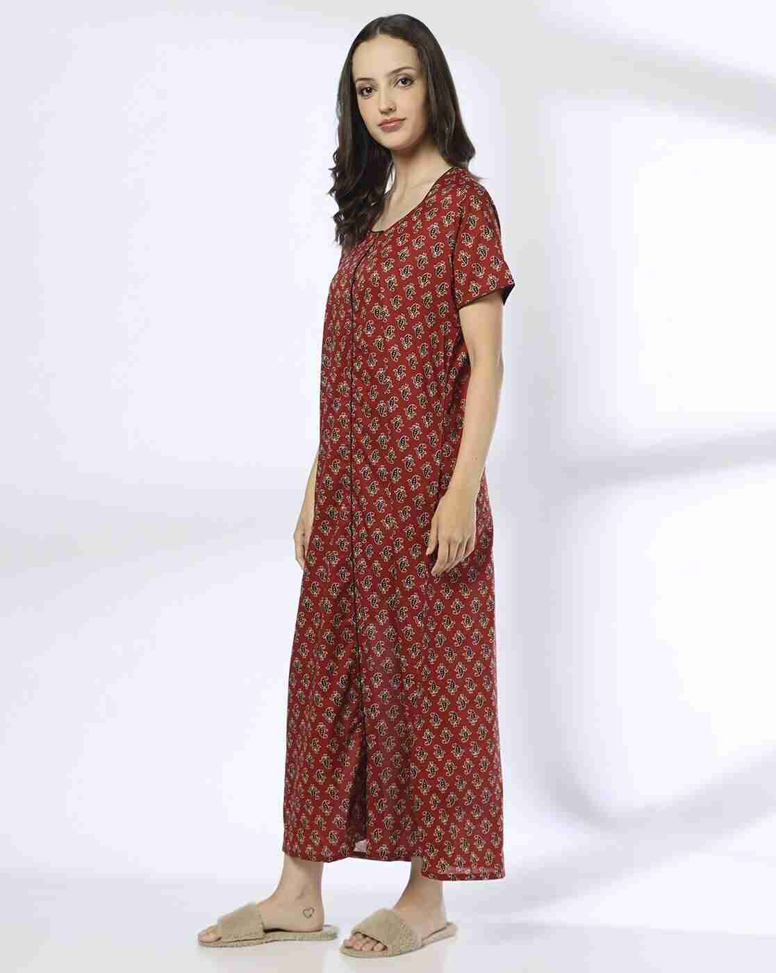 RIO | Women Printed Nightie|1