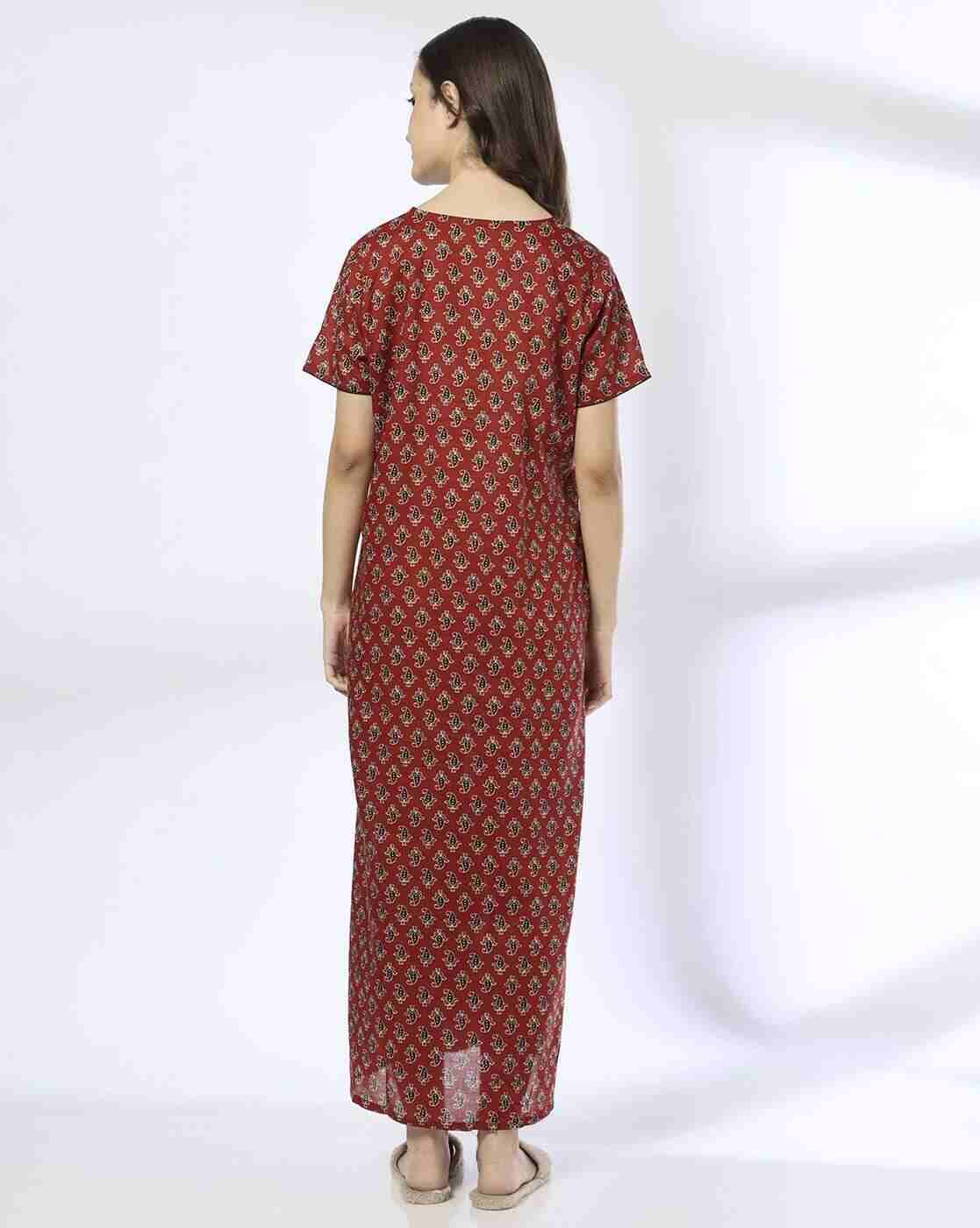 RIO | Women Printed Nightie|2