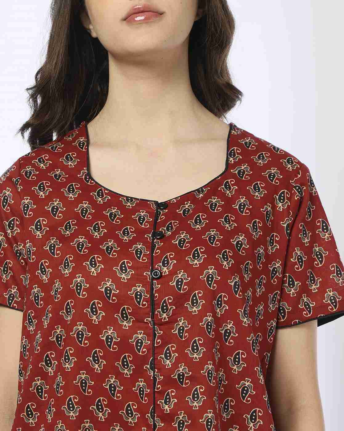 RIO | Women Printed Nightie|3