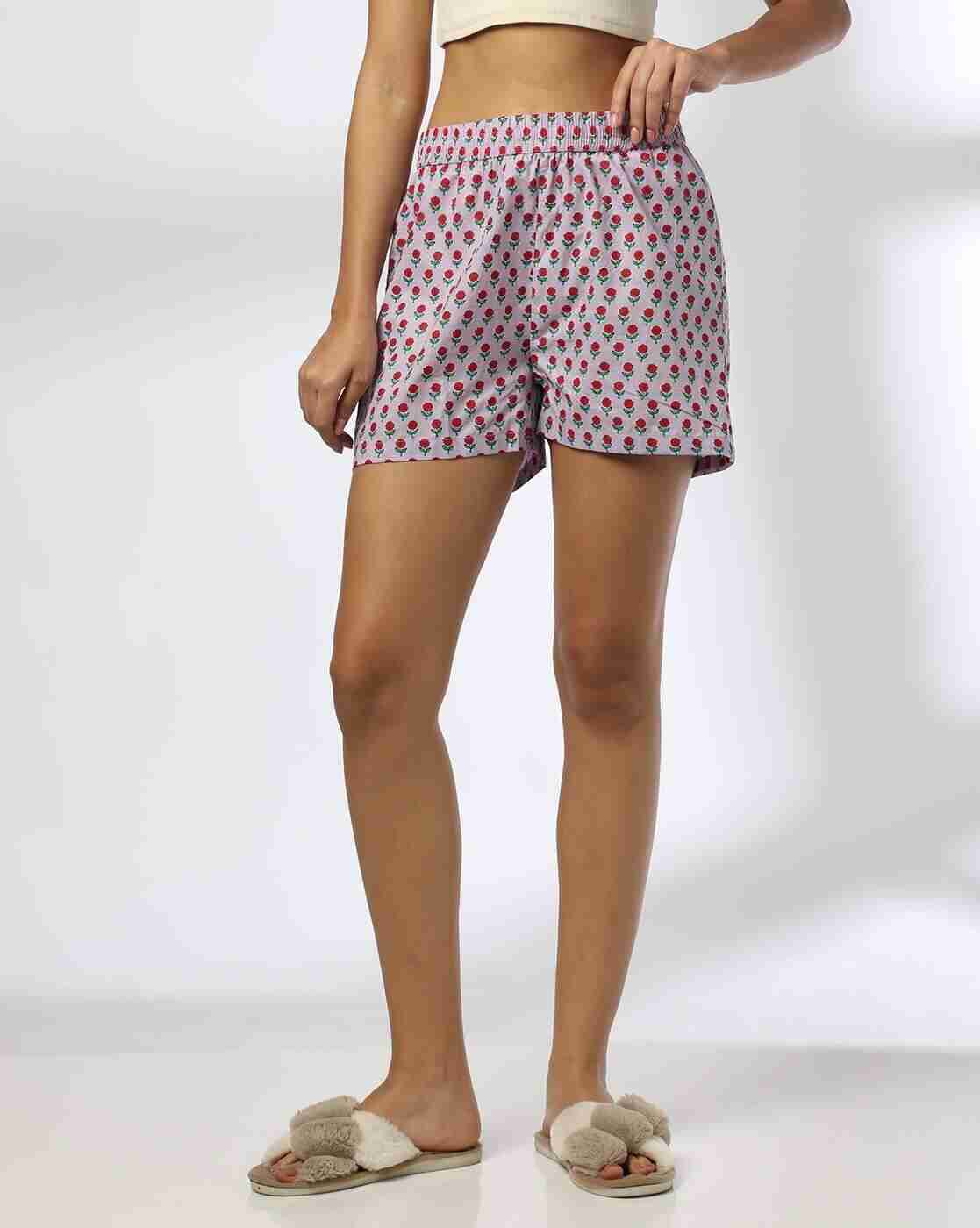 RIO | Women Pack of 2 Printed Regular Fit Shorts|1