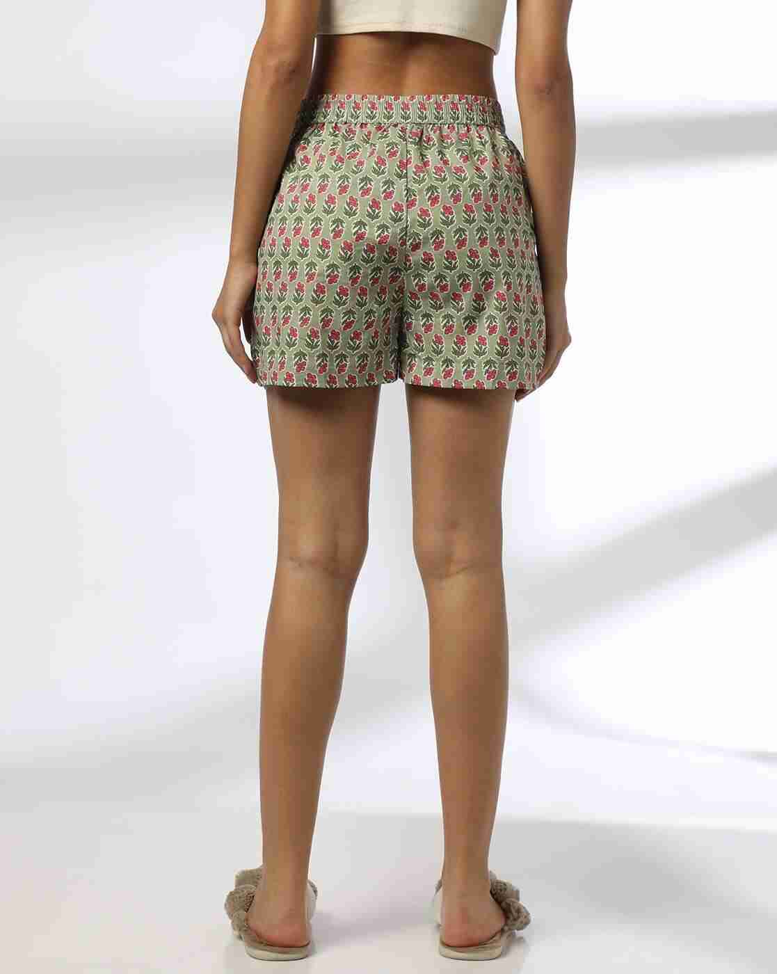 RIO | Women Pack of 2 Printed Regular Fit Shorts|2