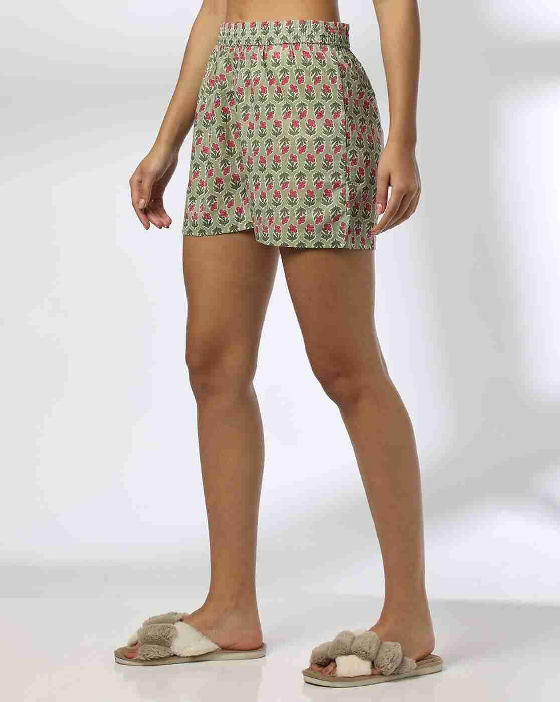 RIO | Women Pack of 2 Printed Regular Fit Shorts|3