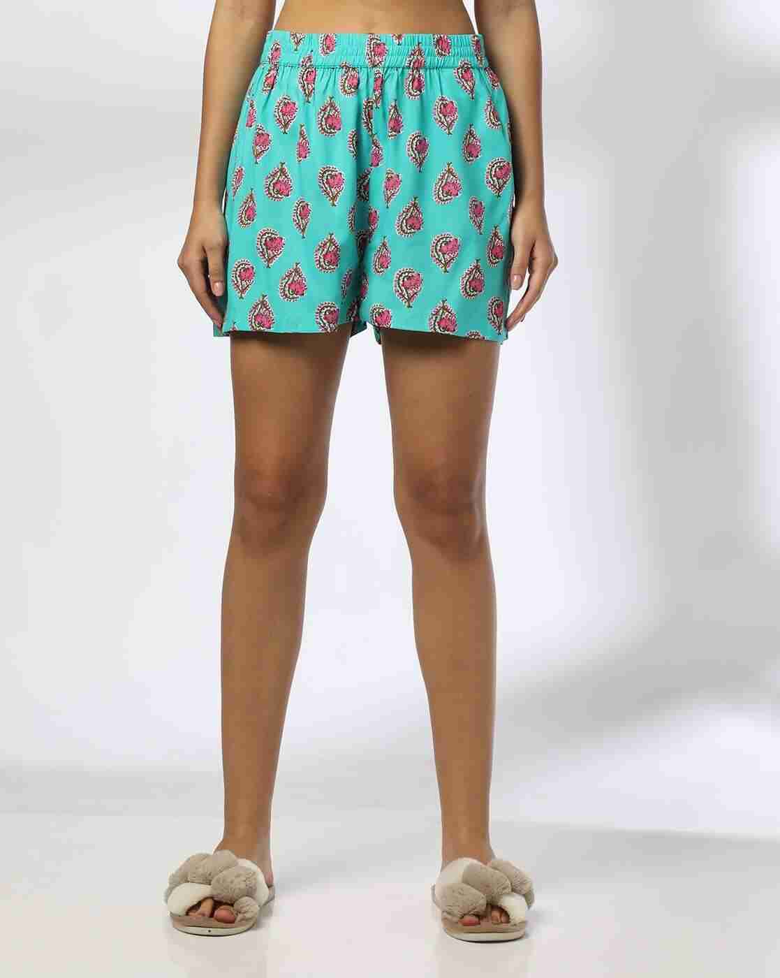 RIO | Women Pack of 2 Printed Regular Fit Shorts|1