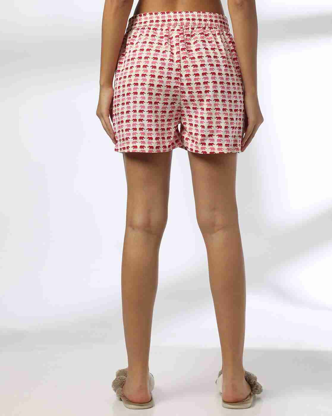 RIO | Women Pack of 2 Printed Regular Fit Shorts|2