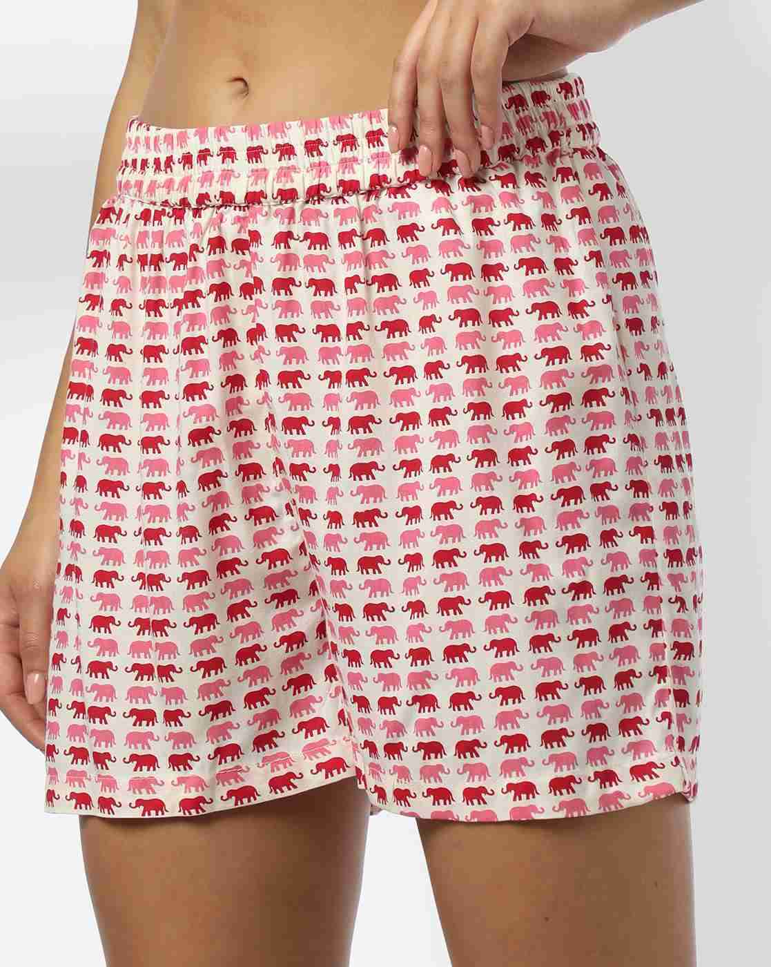 RIO | Women Pack of 2 Printed Regular Fit Shorts|4