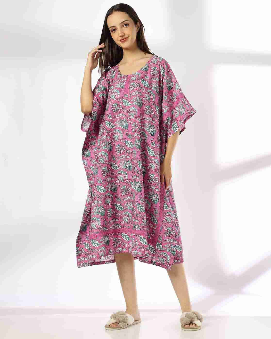 RIO | Women Floral Print Cotton Kaftan|0
