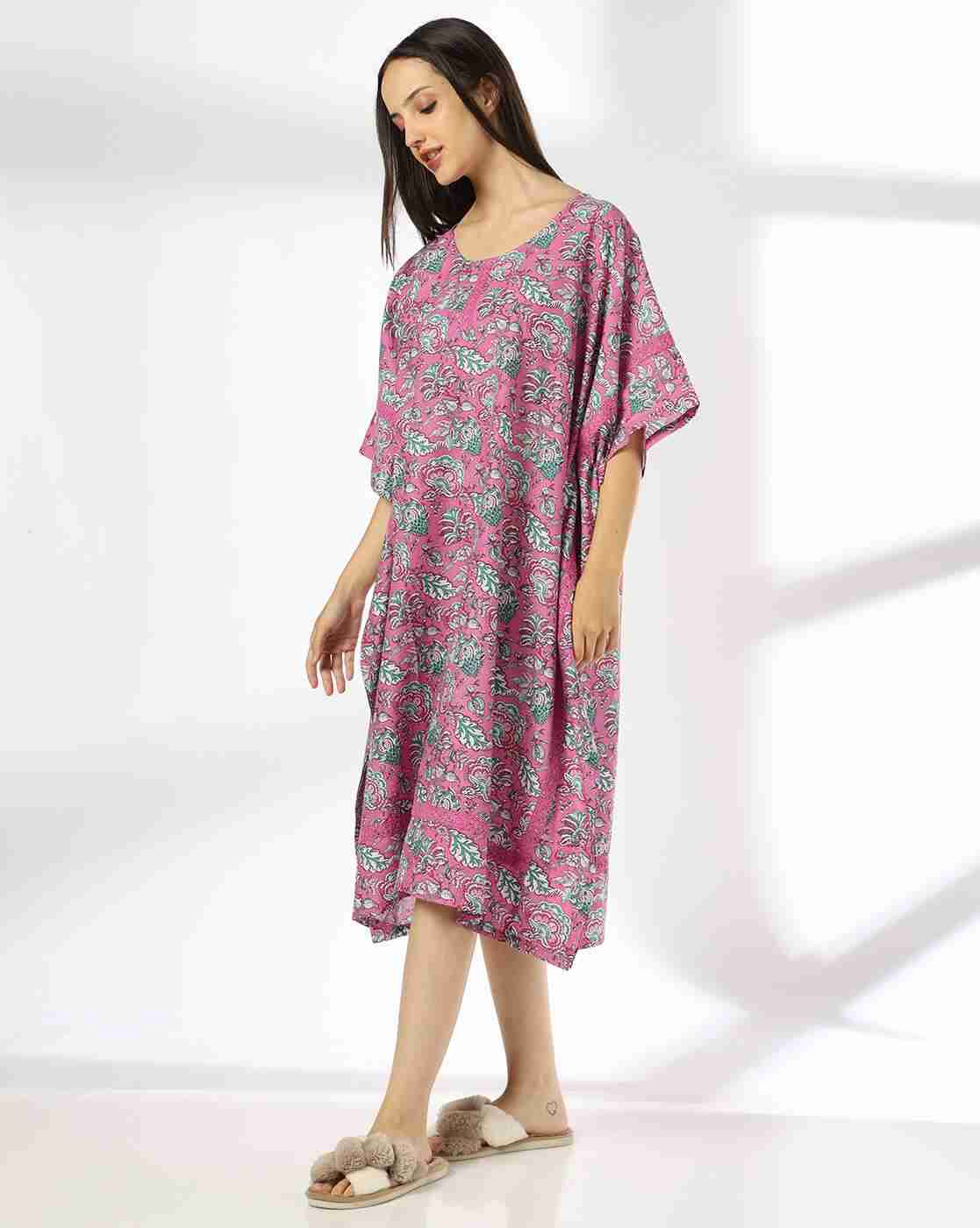 RIO | Women Floral Print Cotton Kaftan|1