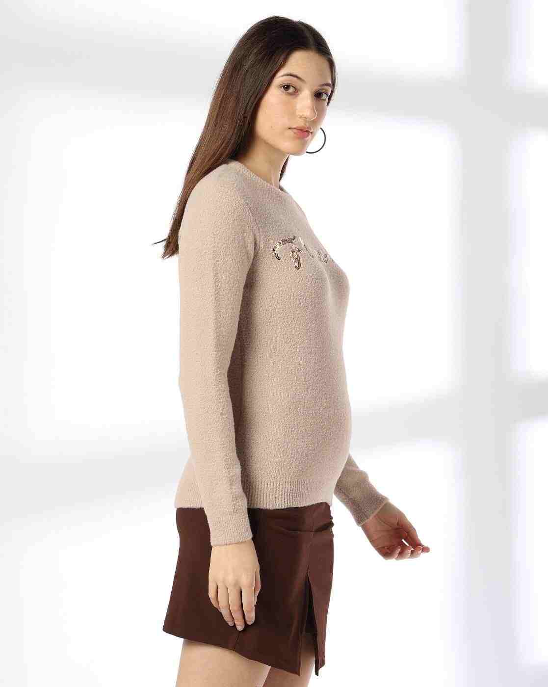 RIO | Women Embroidered Regular Fit Pullover|1