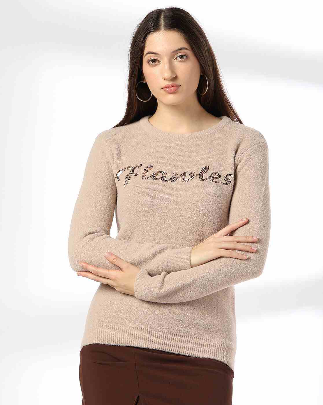RIO | Women Embroidered Regular Fit Pullover|3