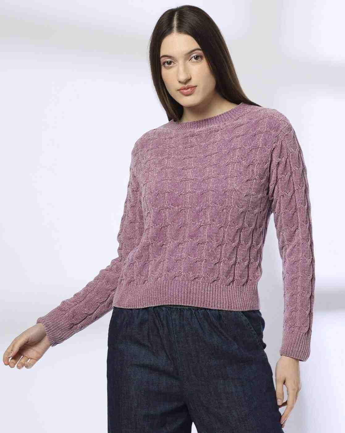 RIO | Women Cable-Knit Regular Fit Pullover|0