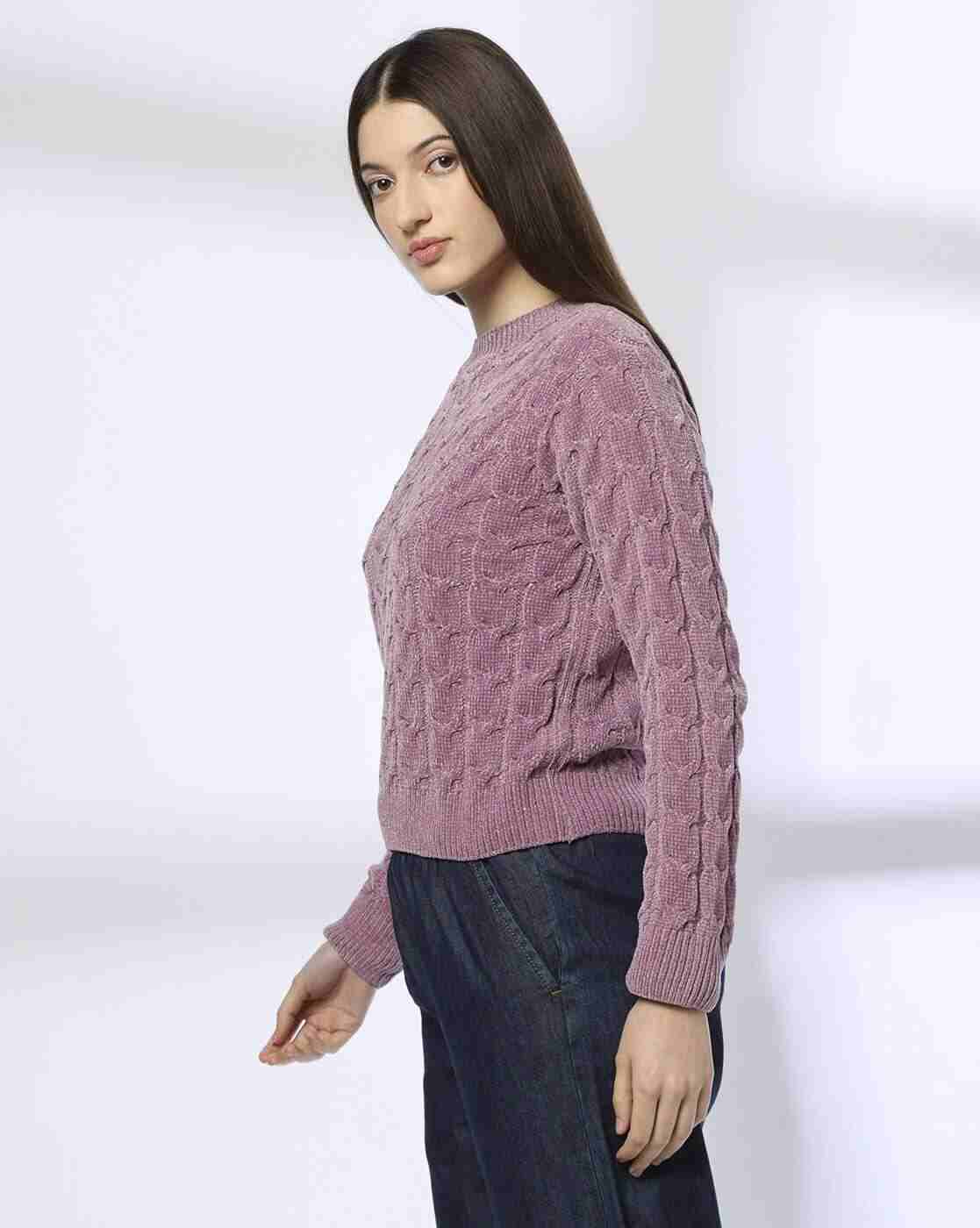 RIO | Women Cable-Knit Regular Fit Pullover|1