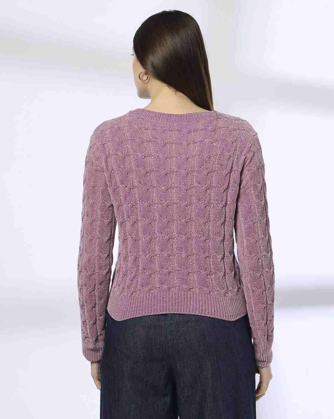 RIO | Women Cable-Knit Regular Fit Pullover|2