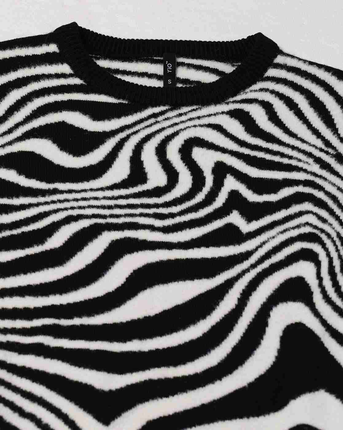 RIO | Women Animal Print Regular Fit Pullover|4