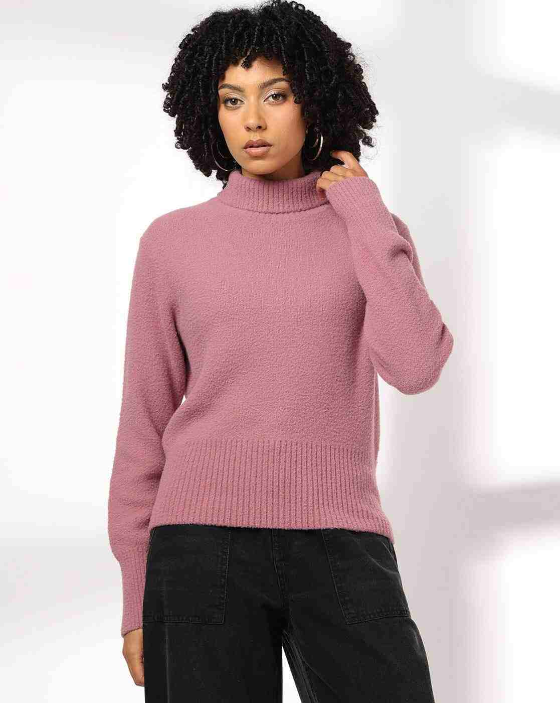 RIO | Women Regular Fit Turtleneck Pullover|0