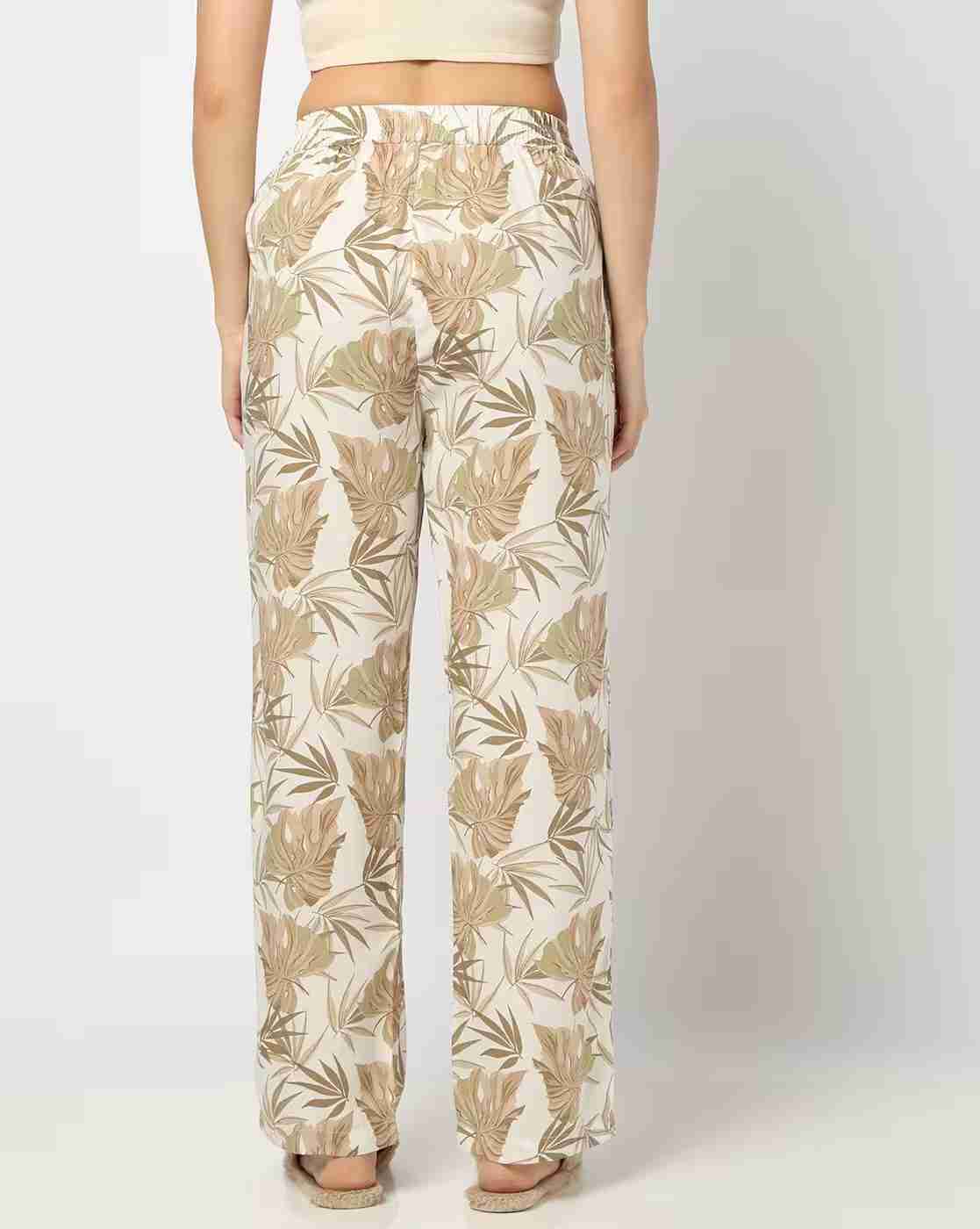 RIO | Women Leaf Print Pyjamas with Insert Pockets|2