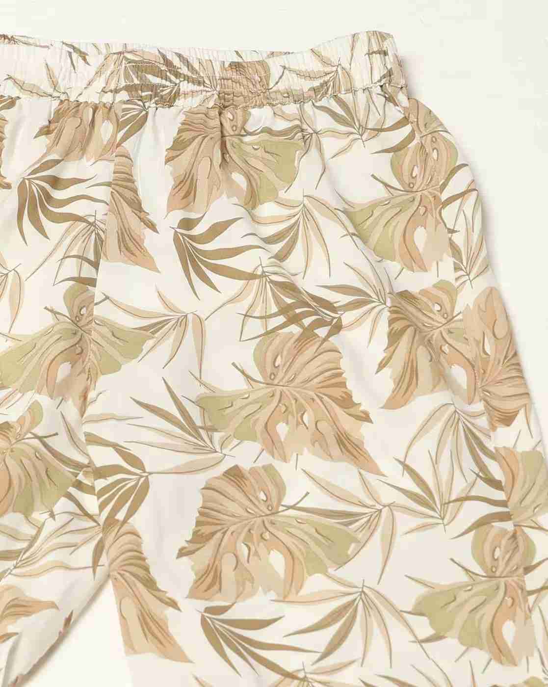 RIO | Women Leaf Print Pyjamas with Insert Pockets|6