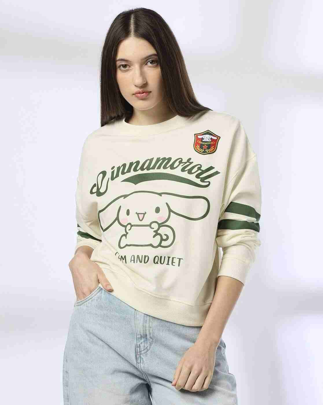 RIO | Women Cinnamoroll Print Regular Fit Sweatshirt|0