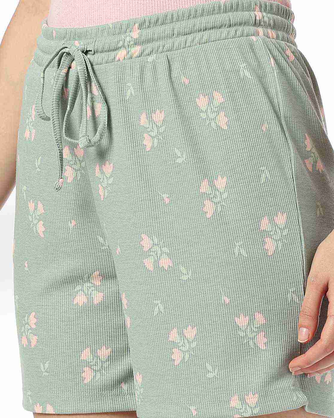 RIO | Women Floral Print Shorts with Insert Pockets|3