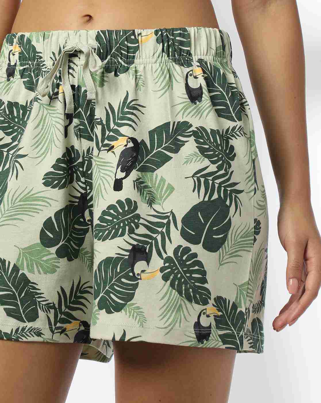 RIO | Women Tropical Print Cotton T-Shirt & Shorts Set|3