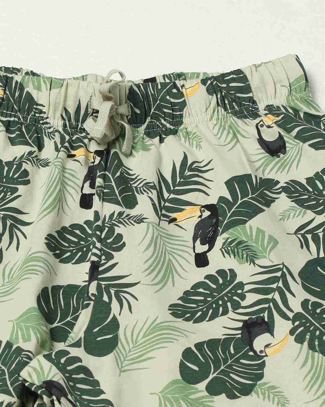 RIO | Women Tropical Print Cotton T-Shirt & Shorts Set|6