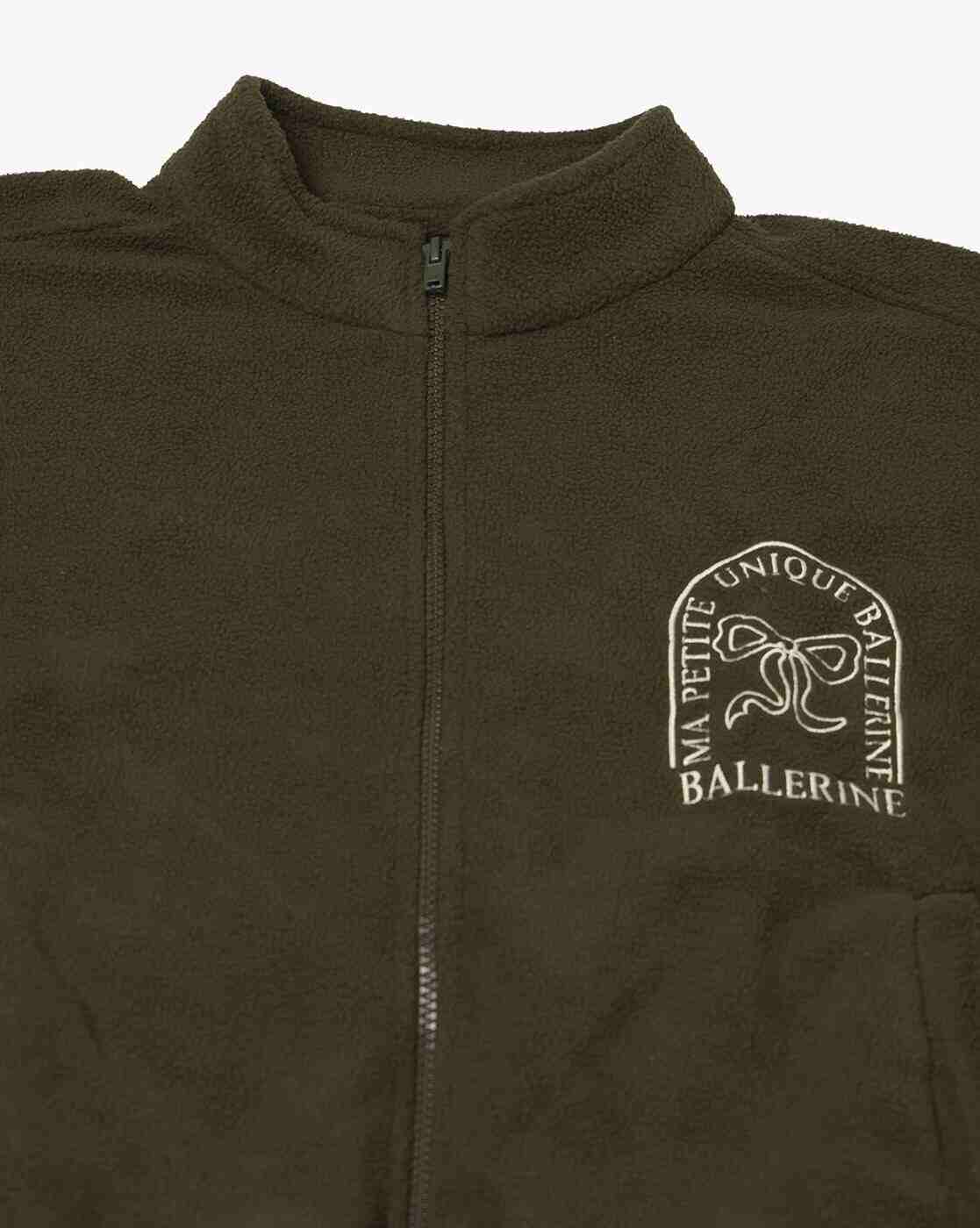 RIO | Women Ballerine Embroidered Polar Regular Fit Sweatshirt|6