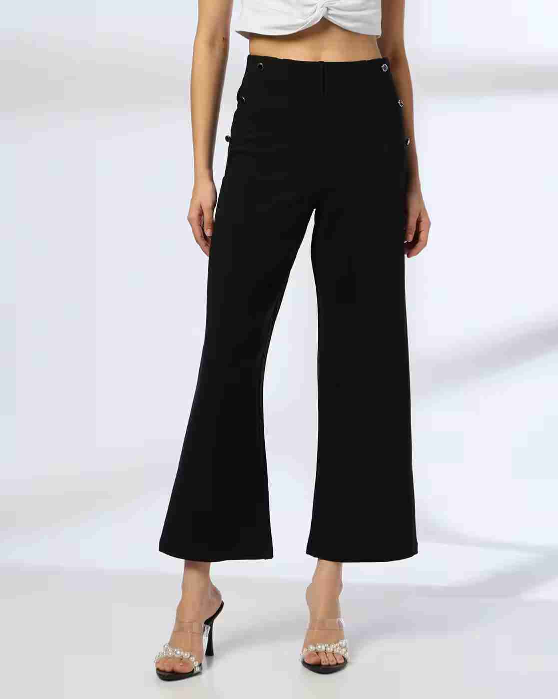 RIO | Women Relaxed Fut Croppped Ponte Pants|0