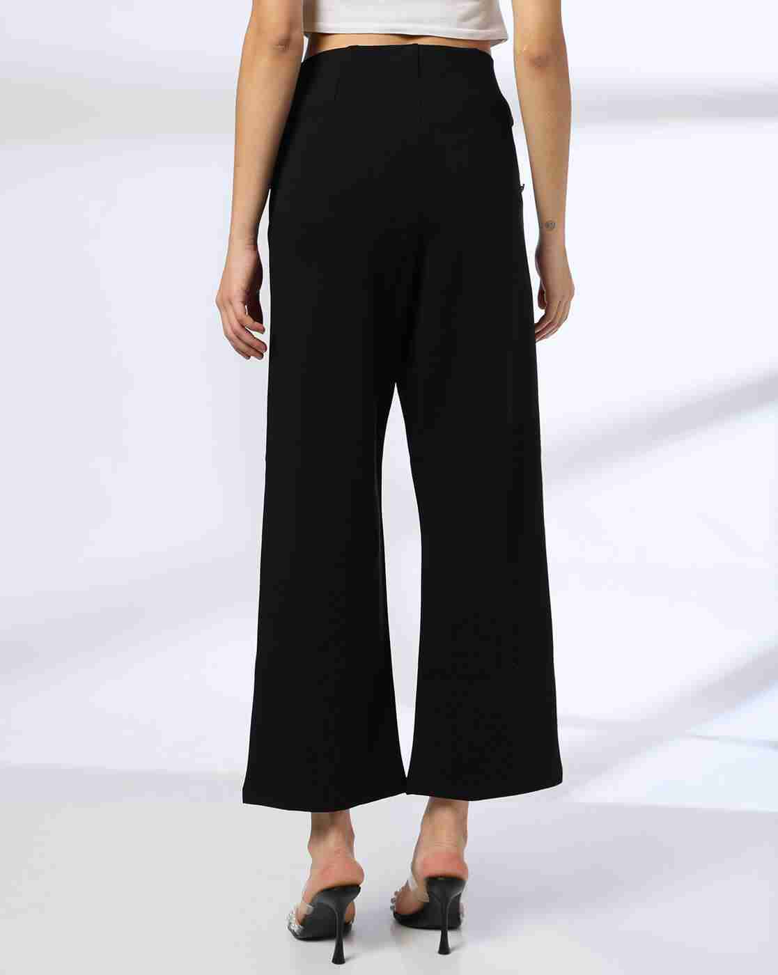 RIO | Women Relaxed Fut Croppped Ponte Pants|2