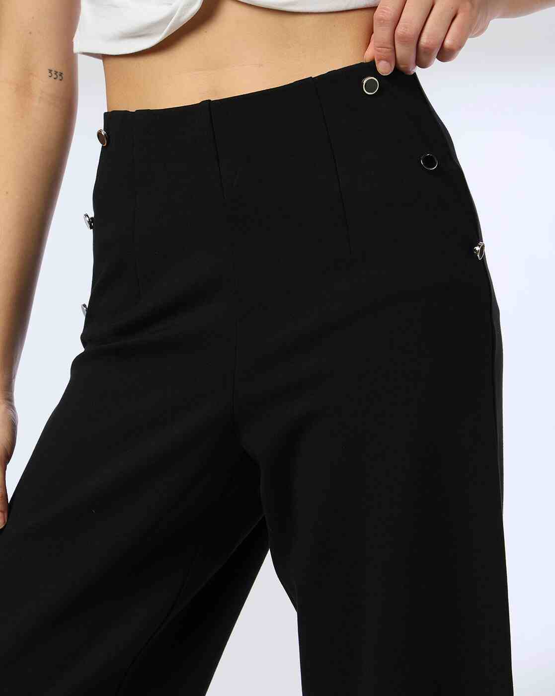 RIO | Women Relaxed Fut Croppped Ponte Pants|3