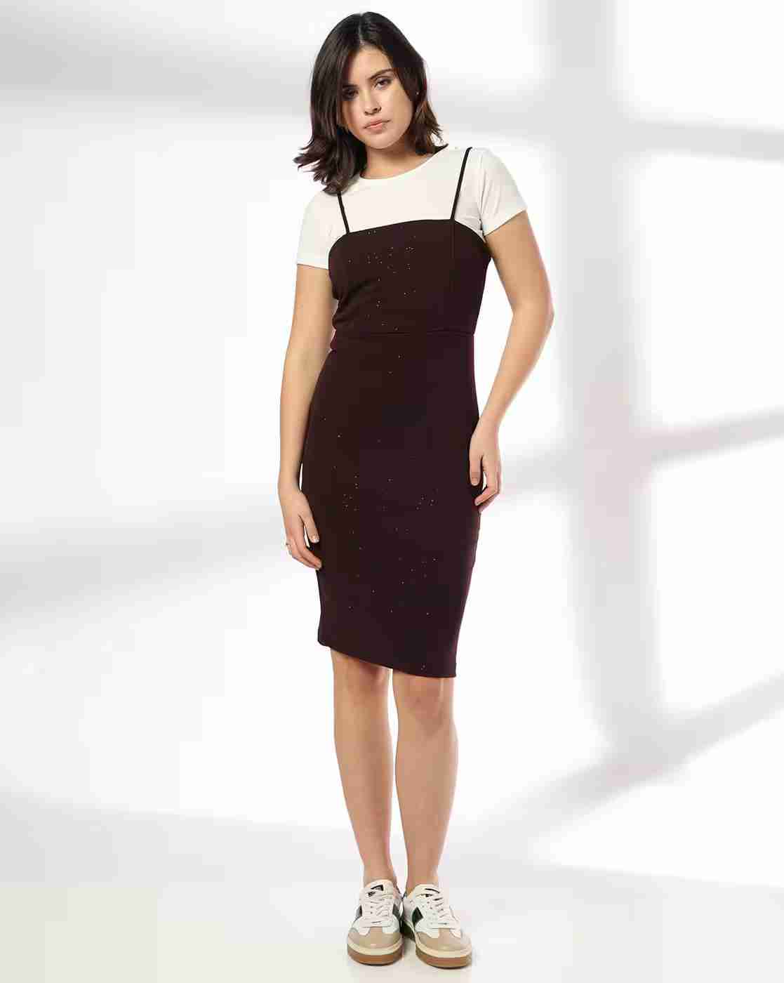 RIO | Women Bodycon Dress with T-Shirt|0