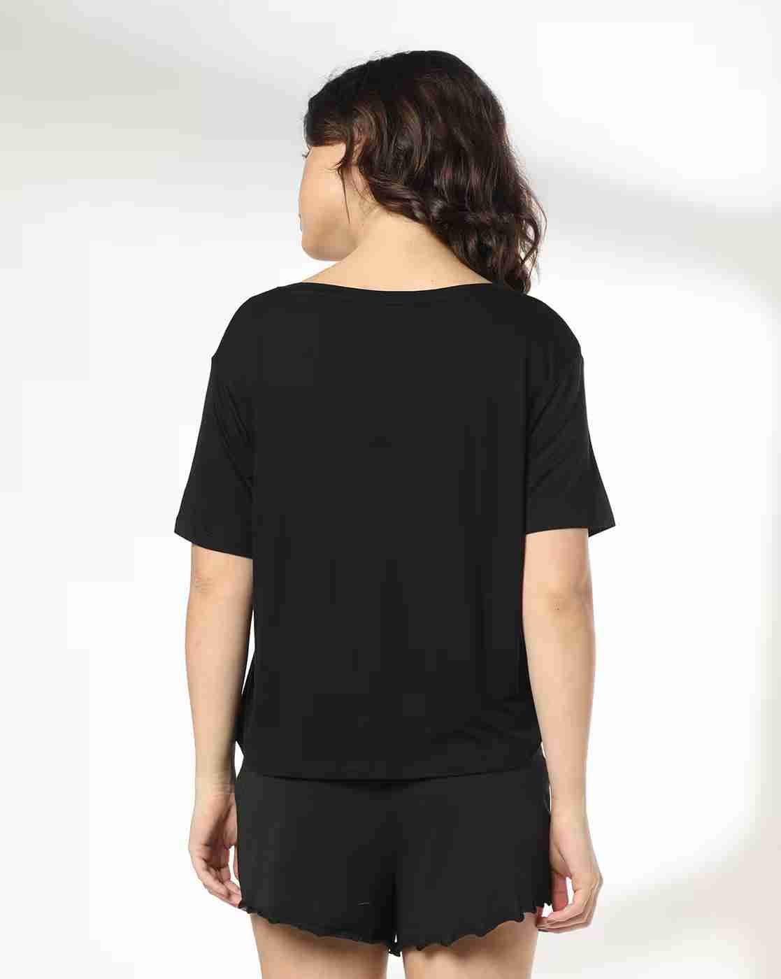 RIO | Women V-Neck Regular Fit T-Shirt|2
