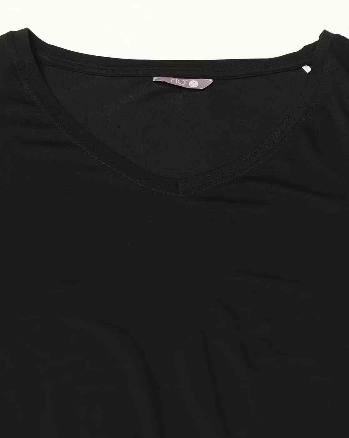 RIO | Women V-Neck Regular Fit T-Shirt|4
