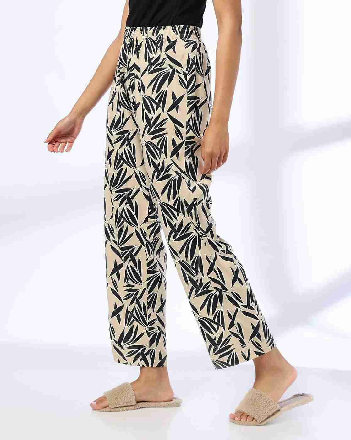 RIO | Women Leaf Print Regular Fit Pyjamas|1