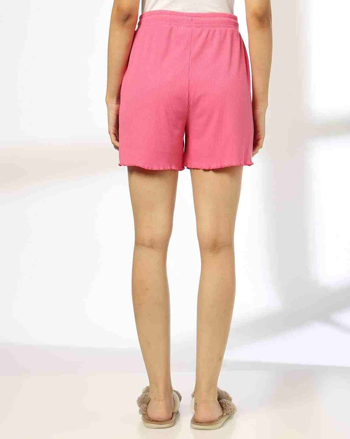 RIO | Women Ribbed Regular Fit Shorts|2