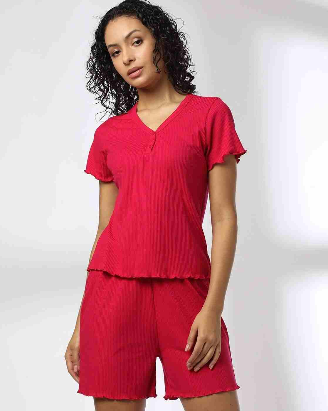 RIO | Women Ribbed V-Neck Top|0